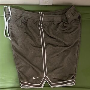 Nike Gray Athletic Shorts Lightweight Mesh Design